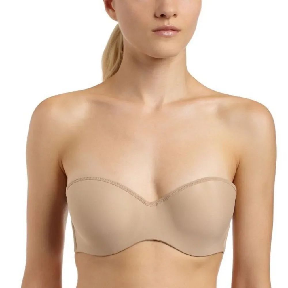 ✨NWOT✨Lilyette® by Bali®  Defining Moments Full-Figure Tan Sz 40C Strapless✨